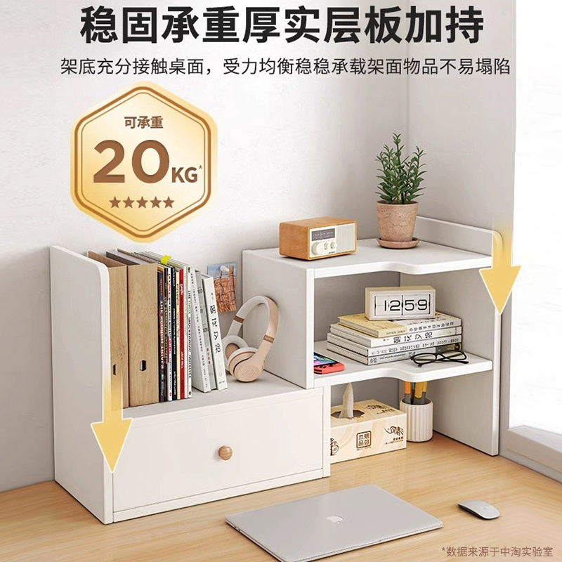 Estante de almacenamiento de escritorio de oficina Estante de acabado multicapa en la estación de agujero de placa Estante pequeño para almacenar artefactos mágicos en el escritorio de los estudiantes