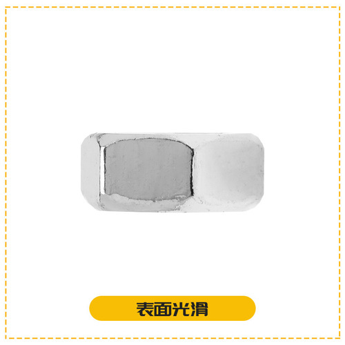 Hexagonal nut carbon steel galvanized nickel nut cap hexagonal bolt cap screw cap national standard M2/M2.5/M3M4M5M6