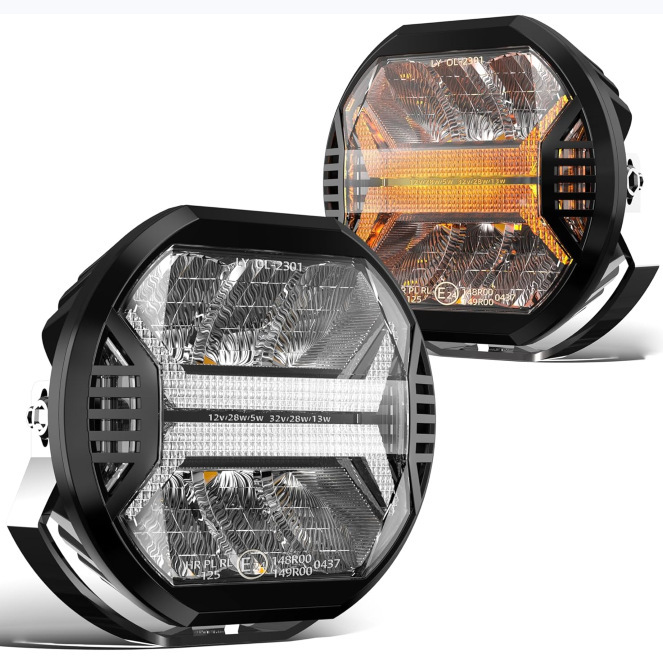 新型LED作業灯オートバイライトビーチ車オフロード車トラック改造灯スポットライト4インチ5.75インチ|undefined