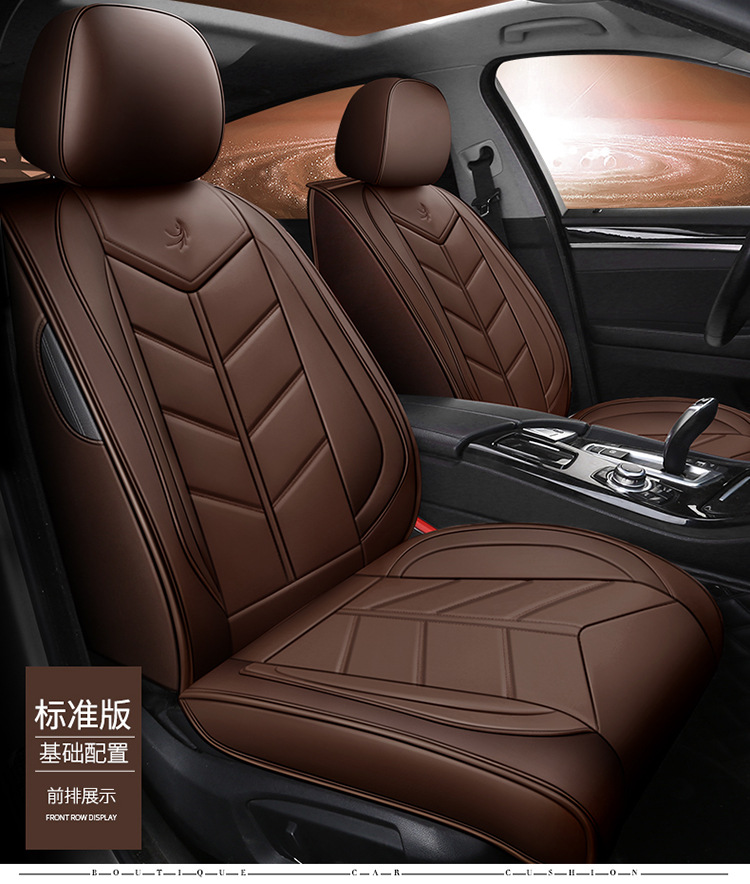 Cross-border foreign trade car seat cover five seat cover fully surrounded winter seat cushion four seasons leather cushion factory generation