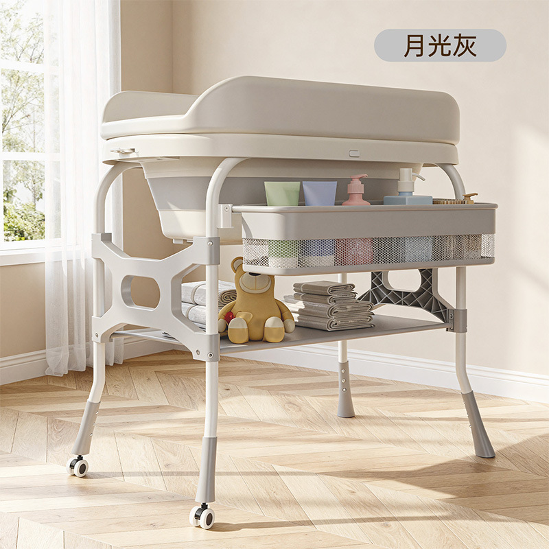 Fábrica directa transfronteriza para pañales, pañales recién nacidos, tacto de baño multifuncional, mesa de enfermería 3 - en - 1 image 6