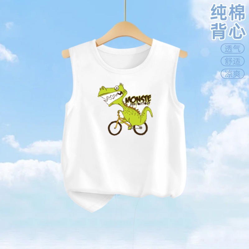 흰색 자전거 공룡