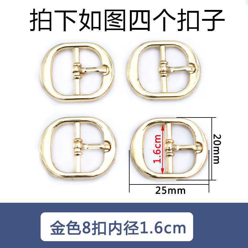 Accesorios de hardware de tacón alto hebilla de zapato de metal sandalias de mujer 8 piezas 9 zapatos redondos hebilla de cordón de botón en forma japonesa otro hogar