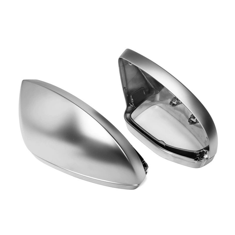 Mirror cover (Audi) A7 A8 A6L C8, chrome plated silver shell, pair or 4‑piece set