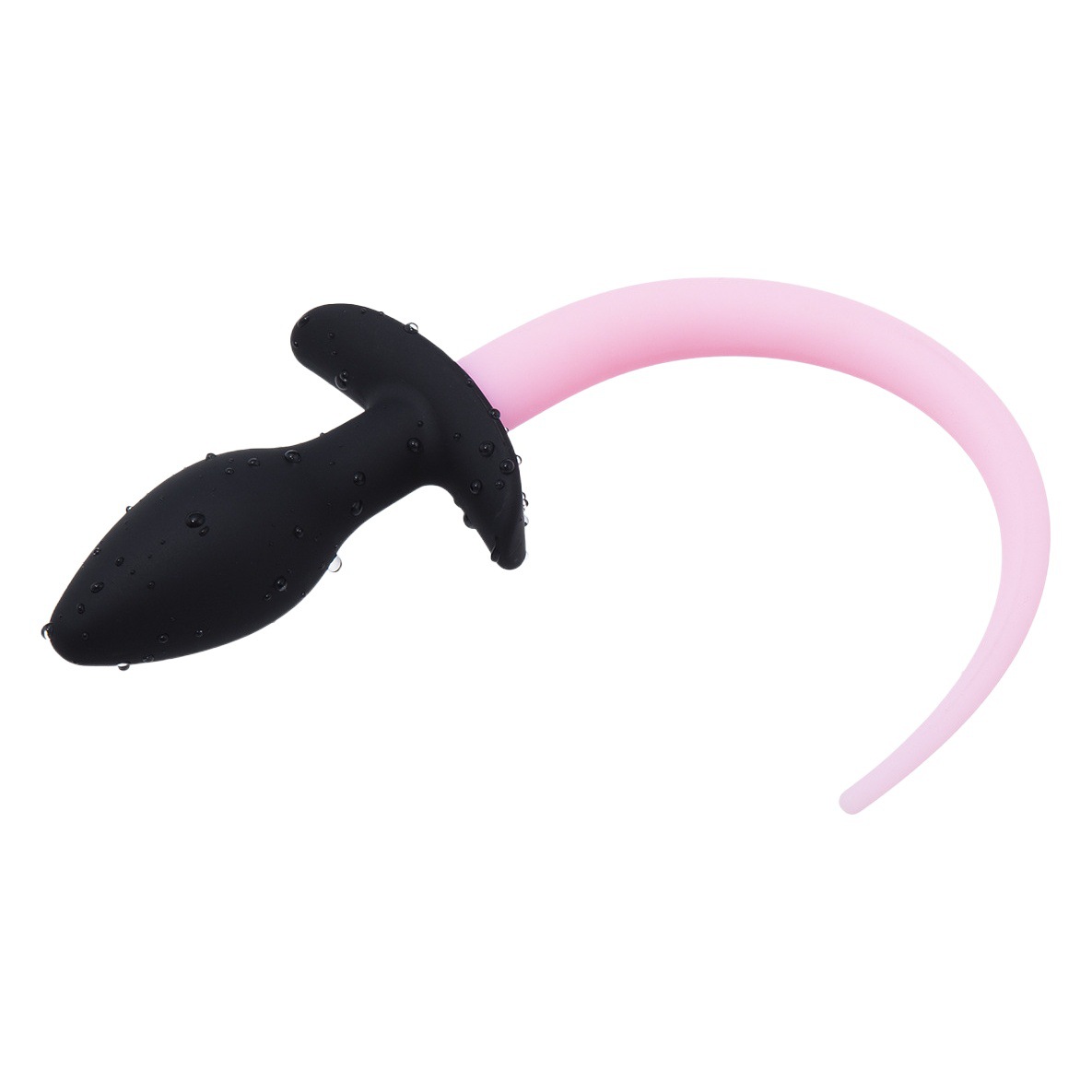 Plug Anal con Cola Luminoso de Silicona Suave para Adultos