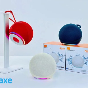 Cross-Border New Product Alaxe Bluetooth Speaker Wireless Fabric Card Small Speaker Subwoofer Desktop Mini Speaker