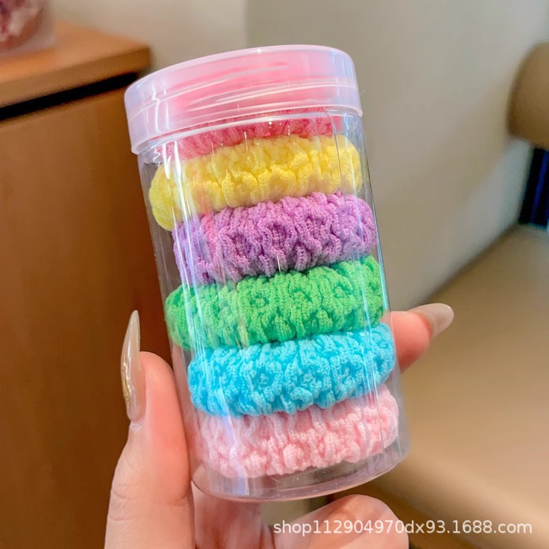 2025 nuevo estilo simple cabello de moda de alta elasticidad correa de correa de cabello multifuncional cubierta de cuero durable cabello bola adornamiento para el cabello