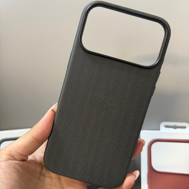 适用iPhone17ProMax布纹手机壳苹果17Air磁吸壳AI按键镂空17Pro壳|undefined