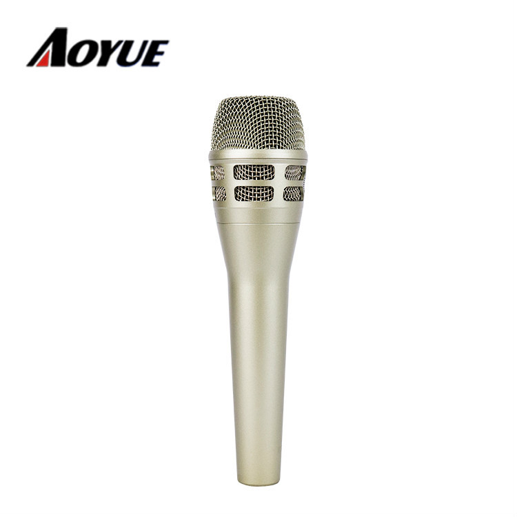 KM8 en forma de corazón anillo móvil micrófono vocal micrófono con cable (estándar sin cable) para el rendimiento de la etapa profesional