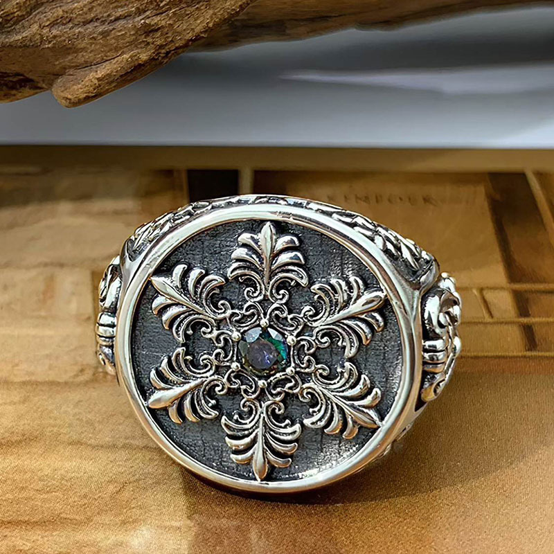 Trend retro ring hip-hop style