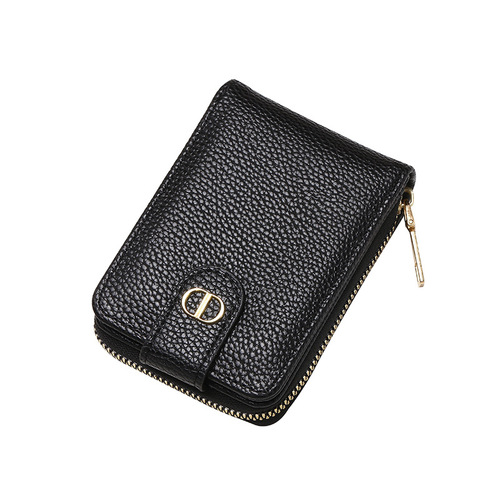 Driver's License Leather Case Women's Card Holder Multiple Card Slots Large Capacity Men's Document Driver's License Two-in-One Multi-Function Coin Purse