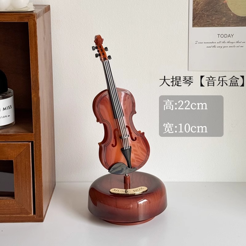 Decoraciones de gramófono retro escritorio caja de música creativa sala de estar porche decoración nostálgica del hogar nicho sentido de alta gama