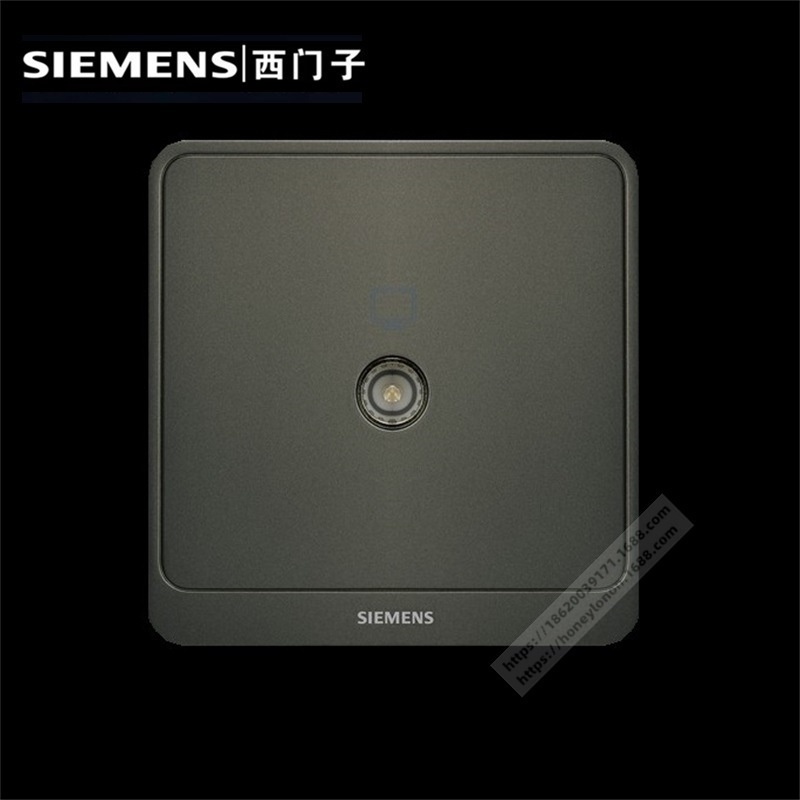 SIEMENS 远景Pro 深灰银 一位电视插座(5850MHz) 5UH20313NC04