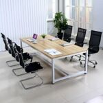 会议桌长桌简约现代长条桌办公会议室接待洽谈大桌子工作台办公桌