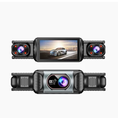 Driving recorder – three-lens 1080P dashcam with