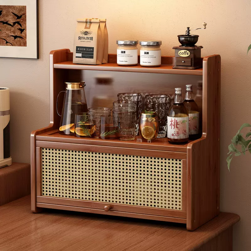 厨房台面置物架家用调味架桌面防尘储物架浴室搁板架整理收纳架子