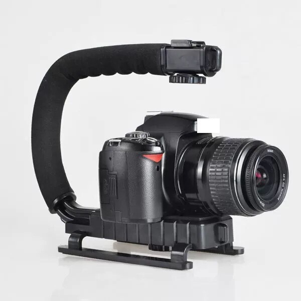 SLR camera stabilizer U-shaped DV portable handheld C- type frame gopro photography camera handheld shock absorber frame