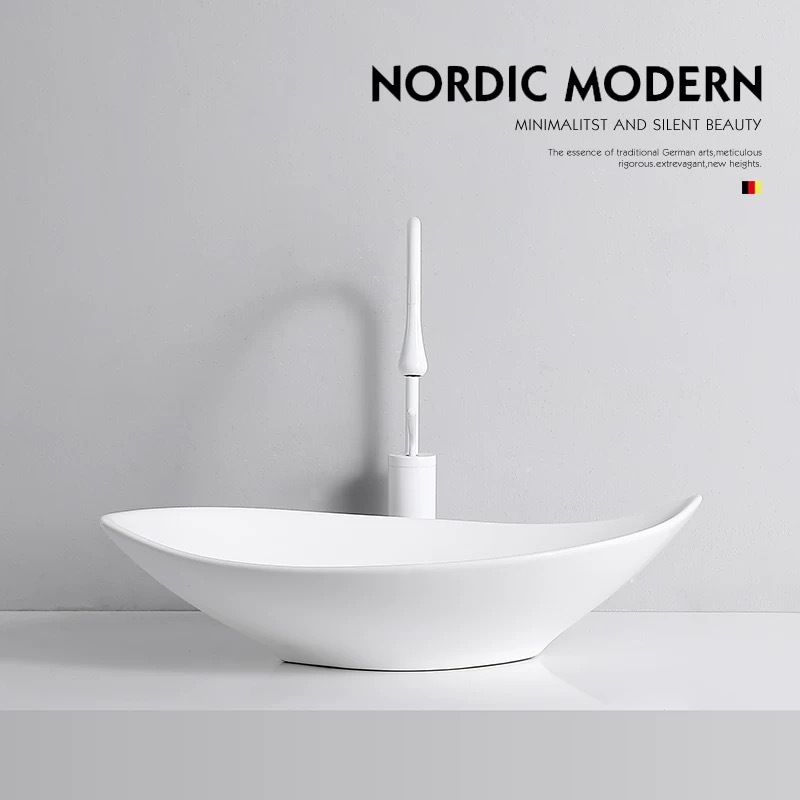 Cerámica creativa lavabo de hotel lavabo lavabo de arte lavabo balcón lavabo lavabo piscina lavabo único