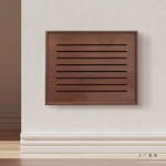 黑胡桃实木弱电箱遮挡装饰盖板电表箱画多媒体网线盒遮挡箱免打孔