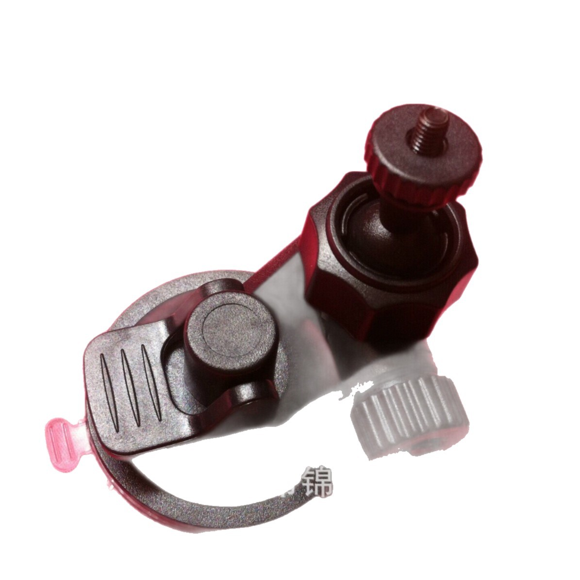 Soporte especial para copa de avión de 360 grados Soporte de rosca de 360 grados Soporte de tornillo de 6mm Soporte de ventosa Negro