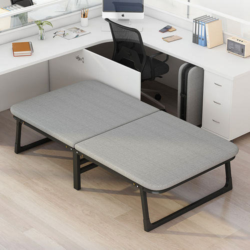 Soft folding bed, office lunch break sheet, single home nap bed, dormitory simple bed, reinforced accompanying hard board bed
