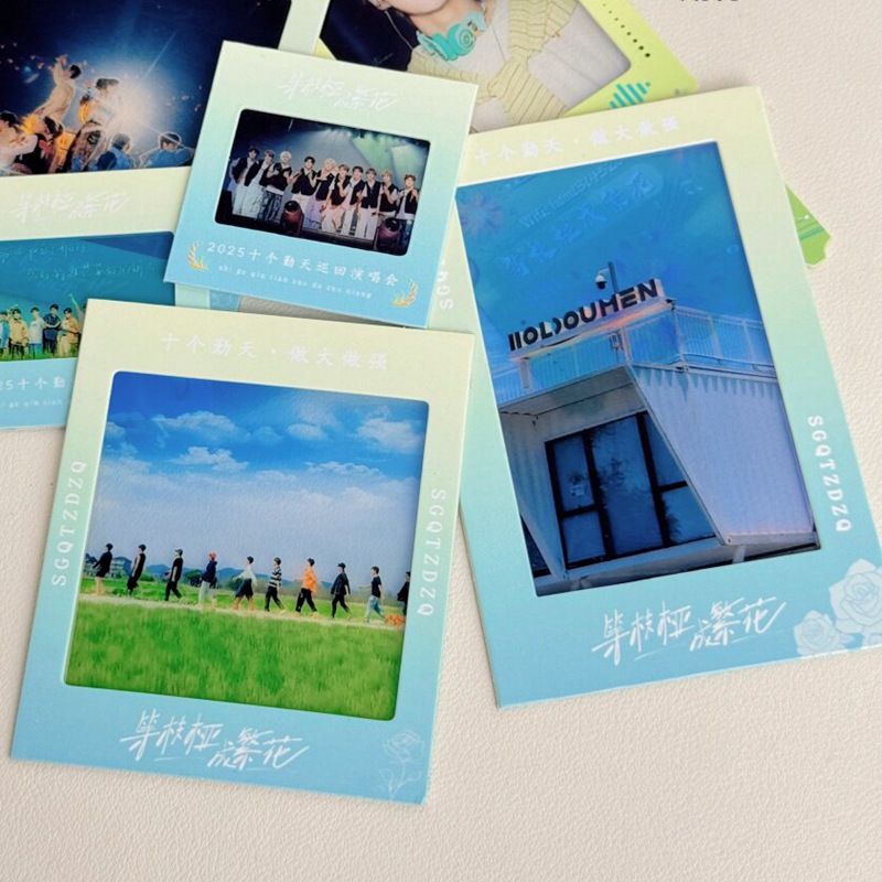 Ten diligent days material celebrity merchandise projection film, Polaroid reversal film, custom card gift