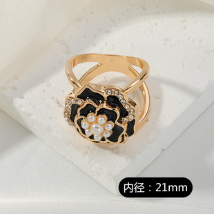 Camellia Scarf Buckle All-match Multi-use Simple Square Scarf Knot Buckle Shawl Scarf High-grade Accessories Scarf