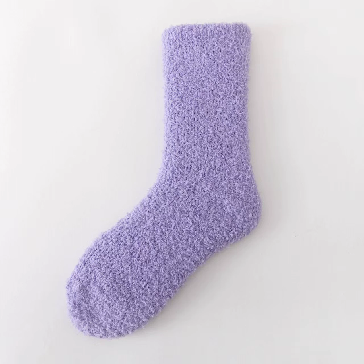 Деми-сезонные тёплые носки из кораллового бархата, one size, мягкие плюшевые