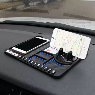 Navigation Stand Mobile Phone Holder – Anti-slip mat - blue-opp-bag