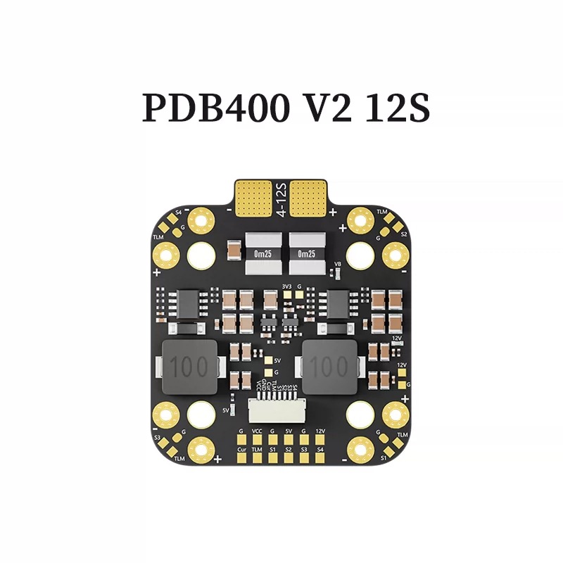 Aocoda-RC PDB400 V2 12S V1 8S 分电板 四轴 穿越机 固定翼 电流