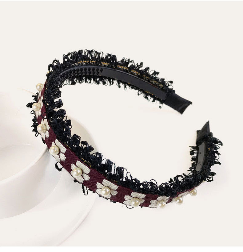 Korean Pearl Thin Headband display picture 7