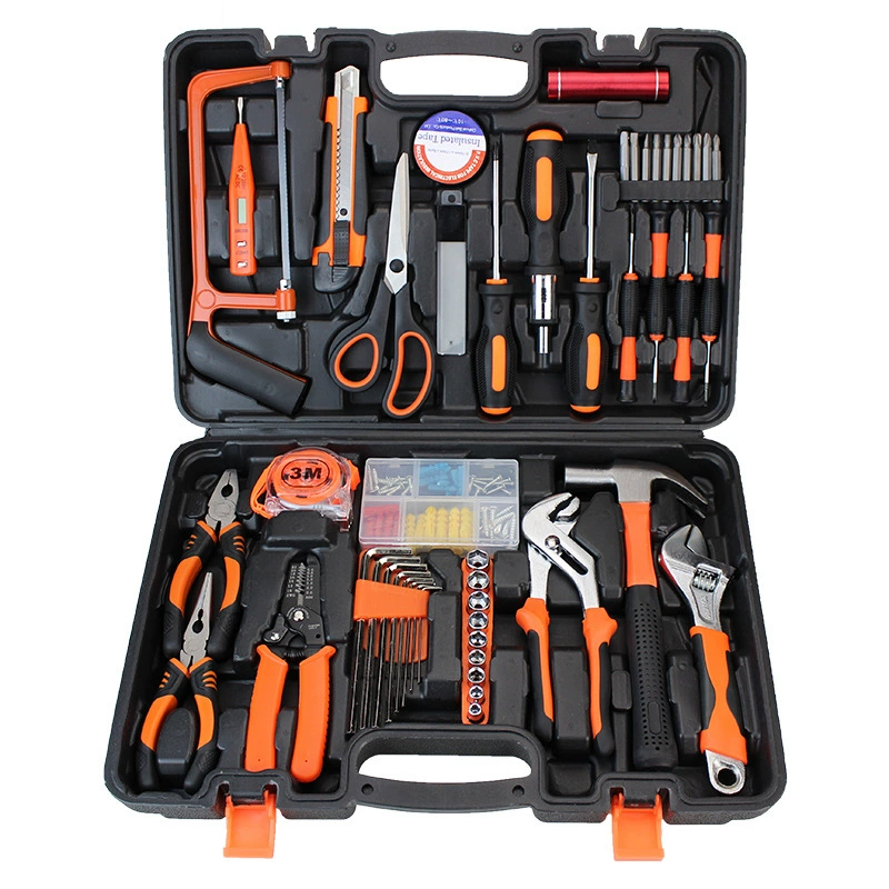 Factory invoicing home hardware tool combination set car maintenance tool electric drill shock drill kitchen tool box