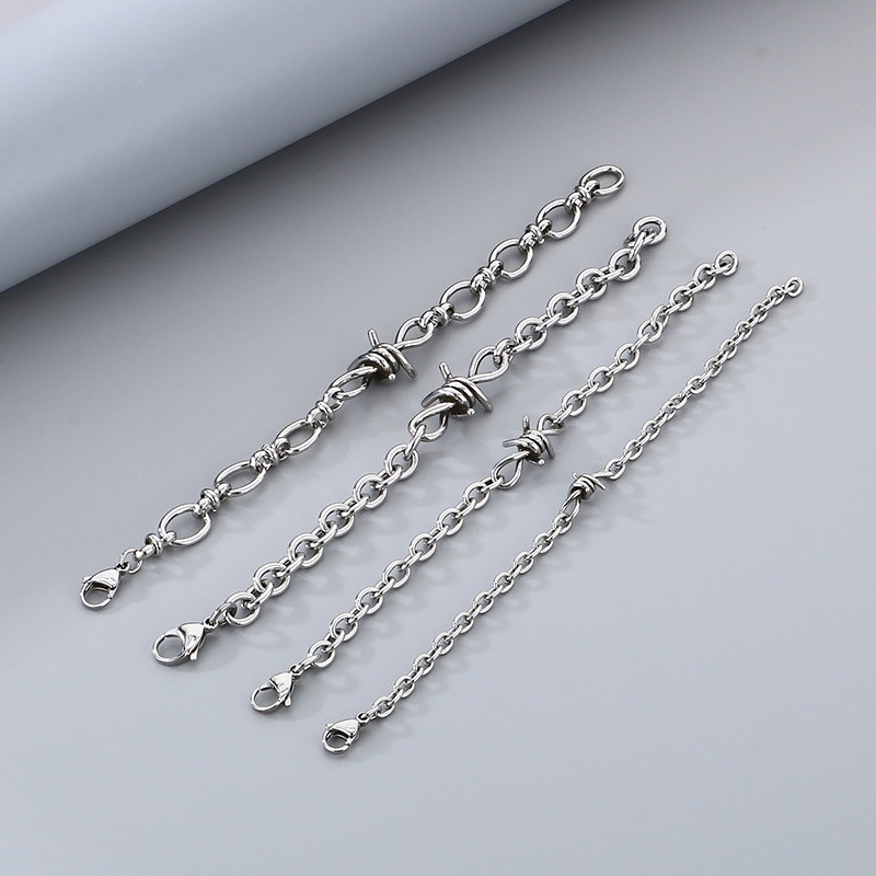 2g Weight Bracelets, Necklace Classification 1 Piece Quantity Daily, Street Occasion 304 Stainless Steel Material Geometric Pattern All Seasons Season Men's Gender Polishing Design Vintage Style, Classic Style Style Vintage Style Classic Style Geometric 304 Stainless Steel Polishing Men's Bracelets Necklace Men Necklace Sets 4