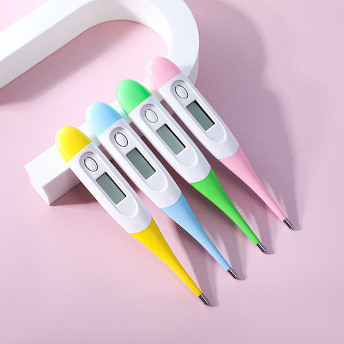 Soft Tip Waterproof Electronic Thermometer Home Body Axillary Thermometer Baby Temperature Gauge Infant Oral Thermometer