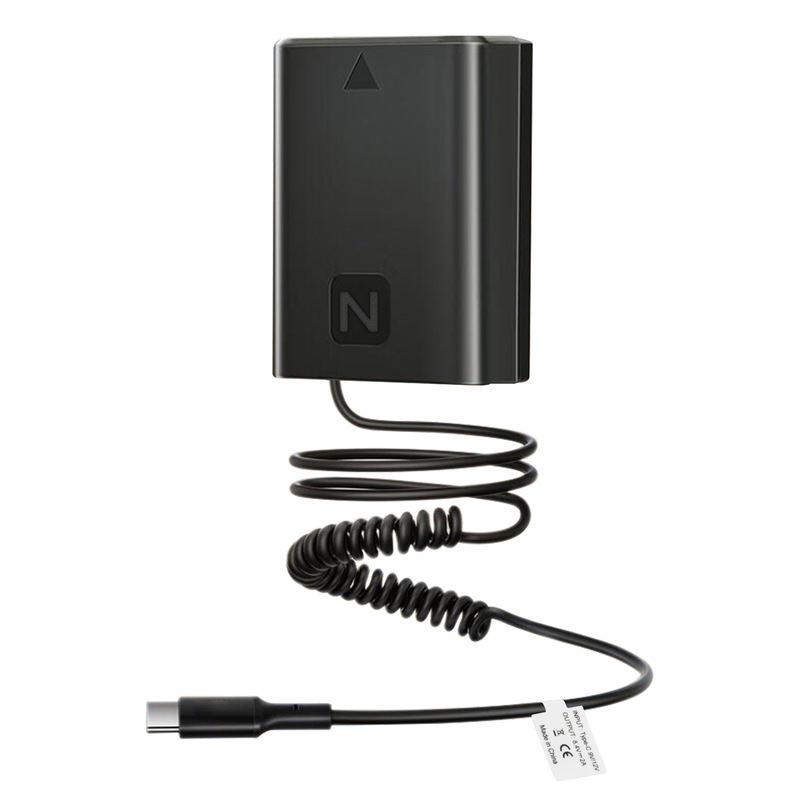 Factory Direct Sales Pd Fast Charging Type-C to Np-Fz100 Dummy Battery, Stretchable Spring Cable Simulates Battery