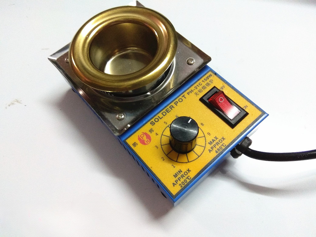 包邮 小焊锡炉锅溶锡炉 小型熔锡炉 300W无极调温电锡炉浸锡锅