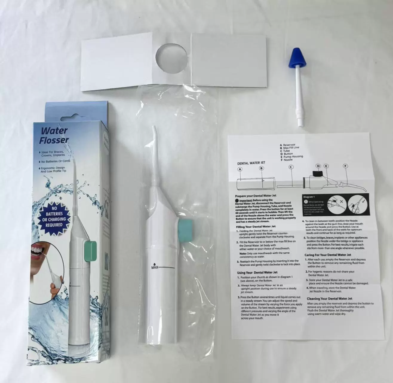 E -commerce live product Water FLOSS tooth washing device portable manual high -pressure teeth