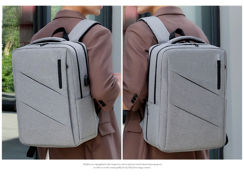 USB Oxford Cloth backpack for men, multi-functional large-capacity business commuting backpack, laptop bag undefined