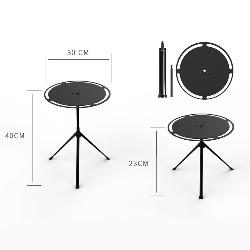 Outdoor folding table home aluminum alloy folding table self-driving tour 2-section portable combination camping picnic table