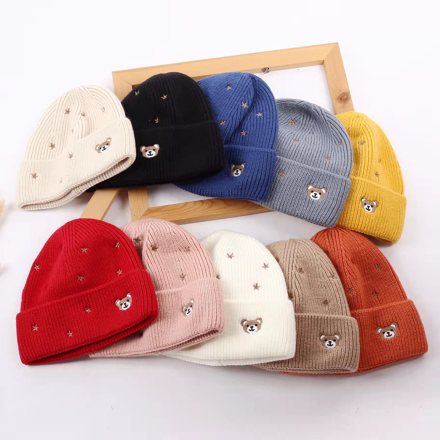 Teddy Bear Knitted Hat 1