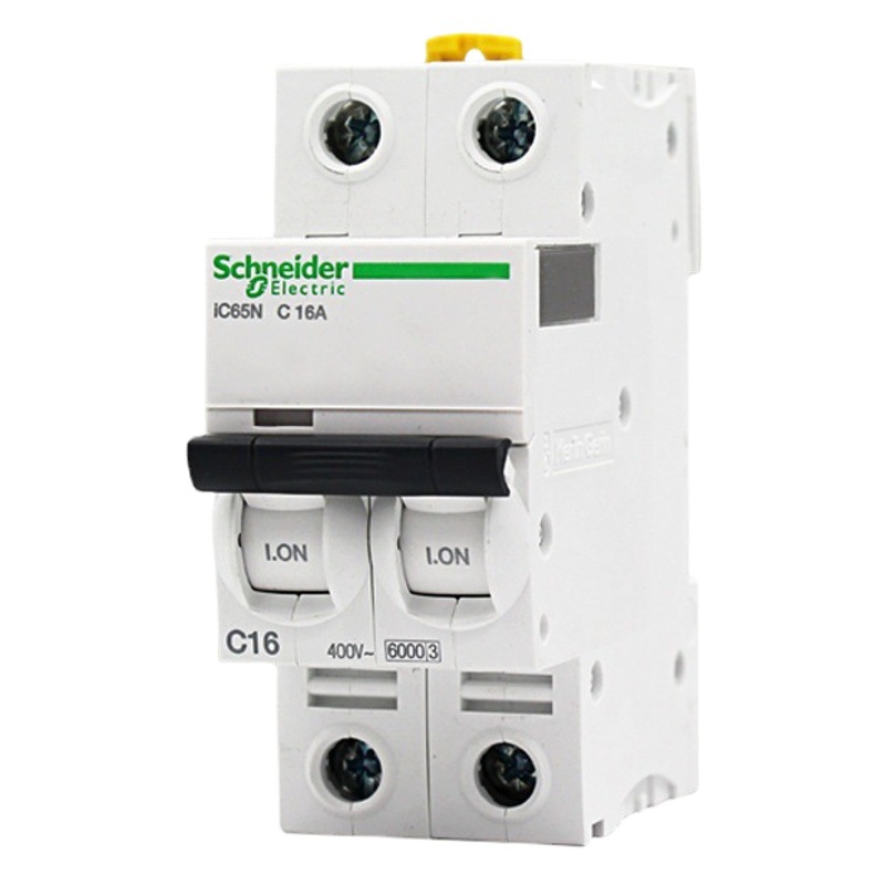 Interruptor de Circuito Miniatura para el Hogar Schneider, Interruptor de Circuito IC65N, Interruptor de Circuito Tipo A9 C 2P4Pc16a, Interruptor de Aire image 1