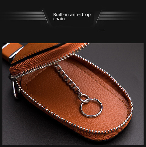 GM General Motors Key Fob Car Key Holder Key Case for Men and Women Business Zipper Key Chain Multi-Function Key Protector