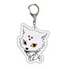 Acrylic keychain, double-sided cartoon pendant