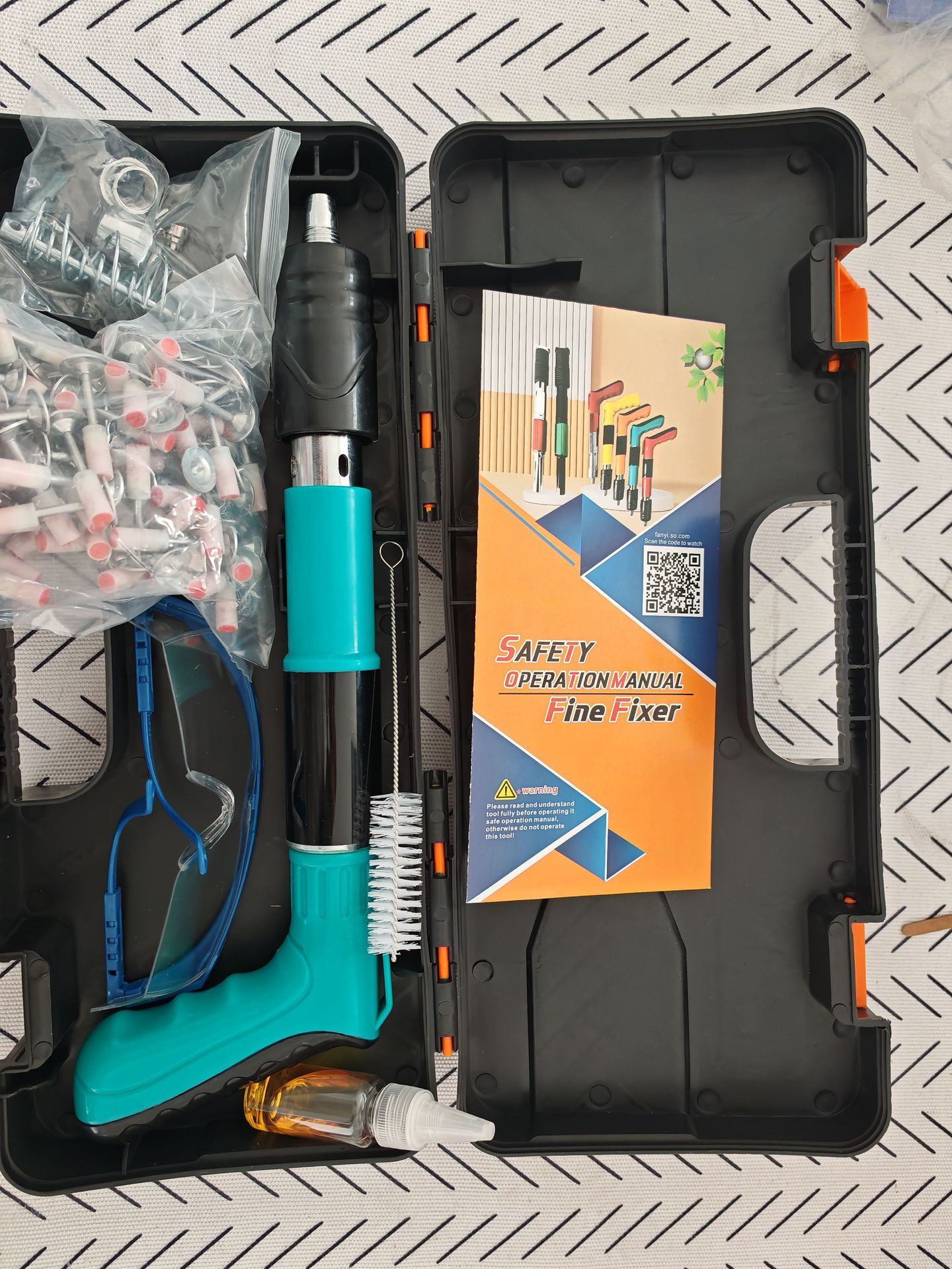 대외 무역 도구 상자 세트 + 둥근 못 50개