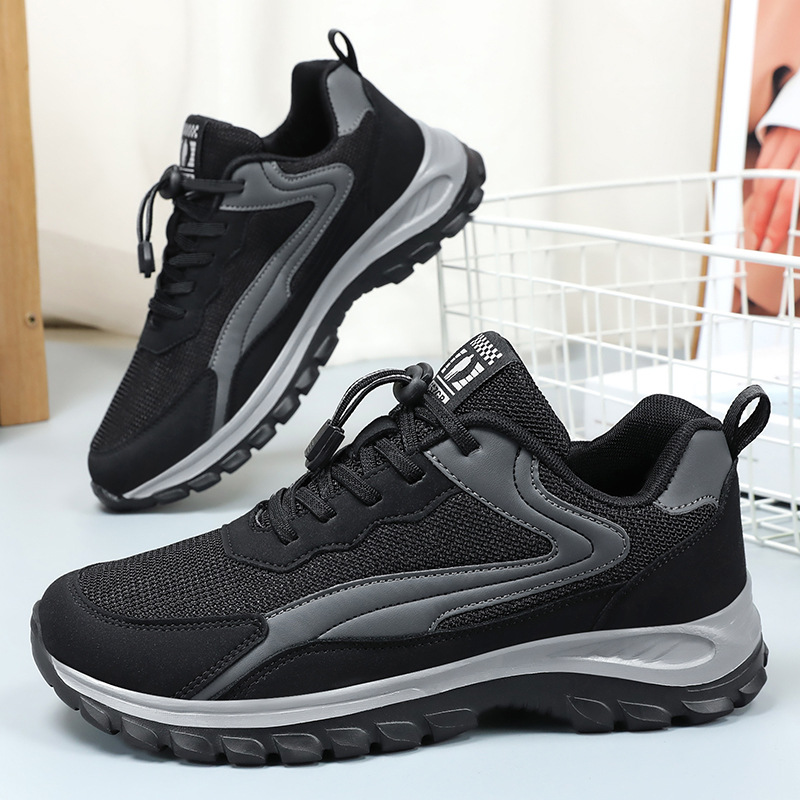 Zapatos de Hombre Otoño 2025, Zapatos de Tela Estilo Pekinés para Hombre, Zapatos para Caminar para Hombres de Mediana Edad y Mayores, Zapatos Deportivos Casuales para Hombre, Zapatos de Papá