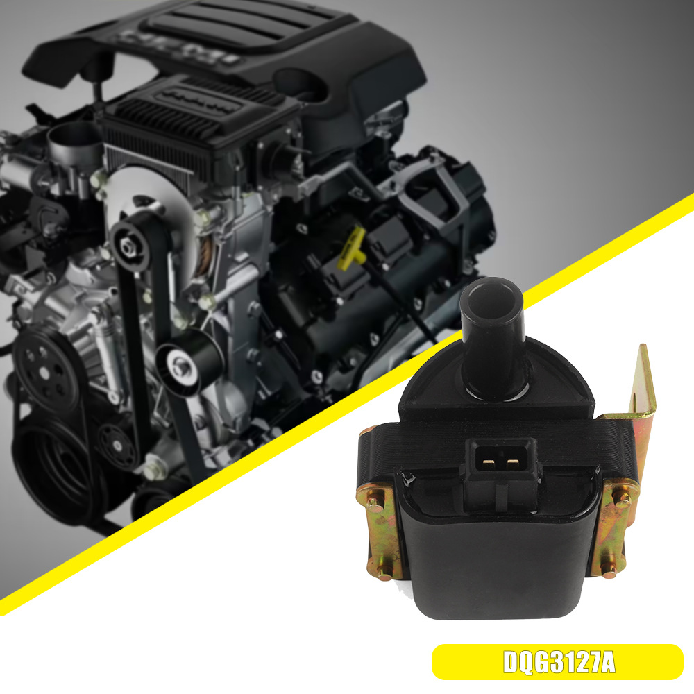 Es adecuado para la bobina de ignición de Changan Star 6350 DQG127A 465Q5 Xiali Geely de tres cilindros QQ paquete de alta tensión