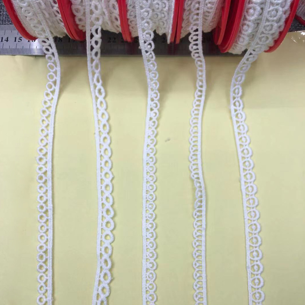 圆圈小棉水溶花边蕾丝辅料纯棉优质衣服女童装装饰服装辅料布料