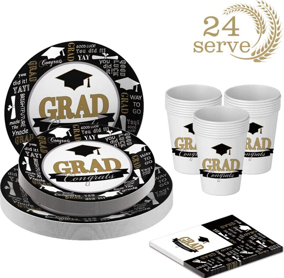 Letter Paper Graduation Tableware display picture 2