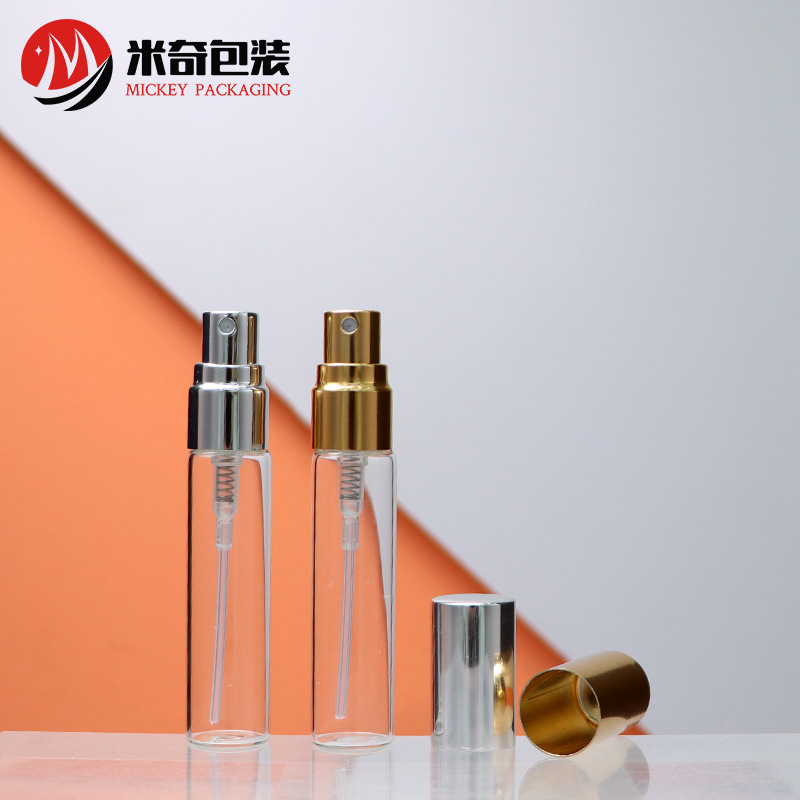 5ml-6ml-9ml喷雾乳液瓶精华液小样品透明玻璃香水瓶原液精华分装
