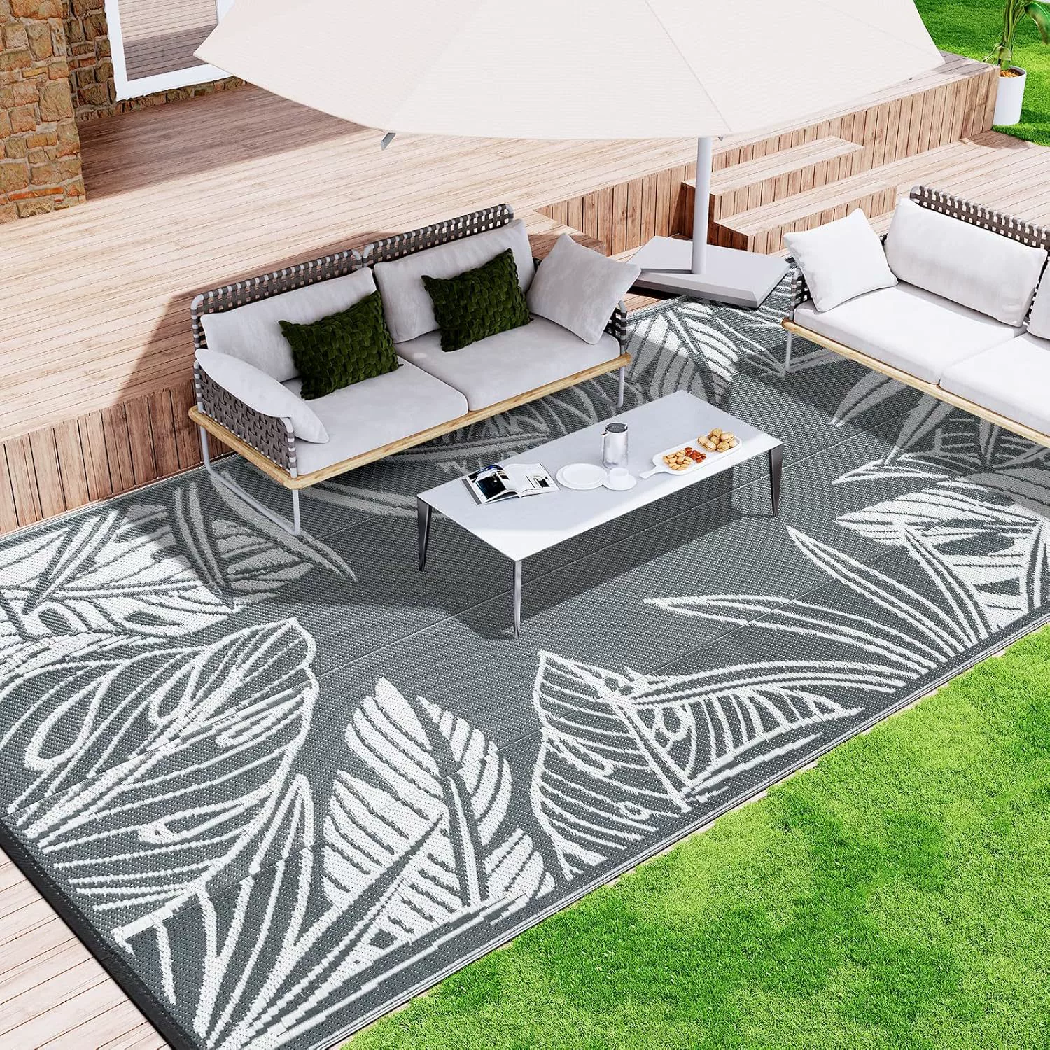 Wear-resistant beach carpet for camping, boho style